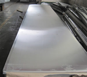 What is the standard aluminium plate thickness?
