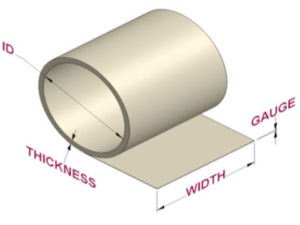 Aluminum Coil Measurements
